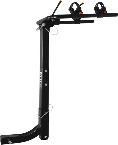 Vista 5 de Soporte de enganche para 2 portabicicletas con receptor de 2 pulgadas para coche, camión, SUV, transporte [P/N:ET-TOOL045-A-BLACK]