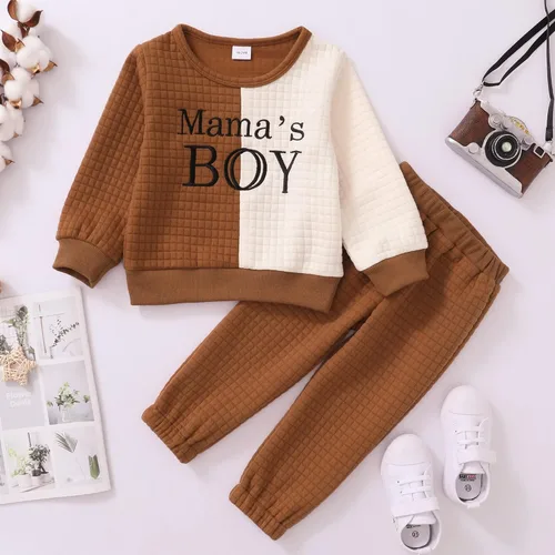 Vista 8 de KIMI BEAR Ropa de bebé para niños pequeños, trajes de algodón, sudadera y pantalones, ropa de otoño e invierno para niños
