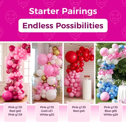 Vista 208 de Bezente Globos Naranjas de Látex para Fiestas - Paquete de 150 Globos de Helio Naranjas Mate Pequeños de 5 Pulgadas para Decoraciones de Fiestas