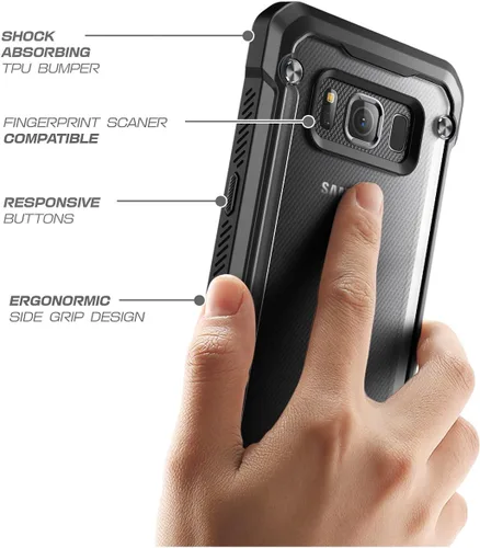 Vista 3 de SUPCASE Funda protectora híbrida para Samsung Galaxy S8 Active de la serie Unicorn Beetle Premium para Samsung Galaxy S8 Active 2017