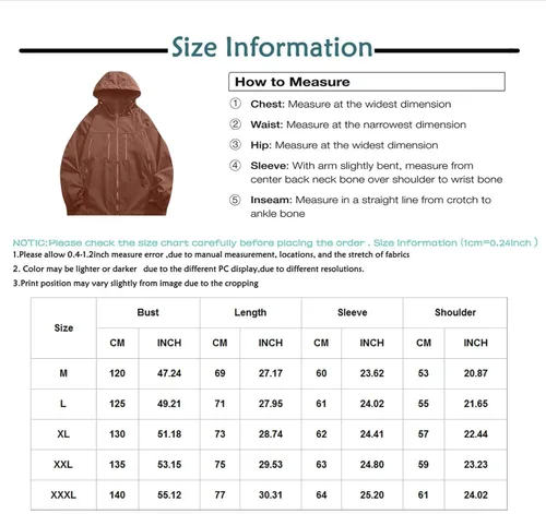 Vista 4 de Men's Lightweight Rain Jacket Jacket Hooded Raincoat Shell For Travel Hiking Golf Windbreaker Jackets, M-3XL