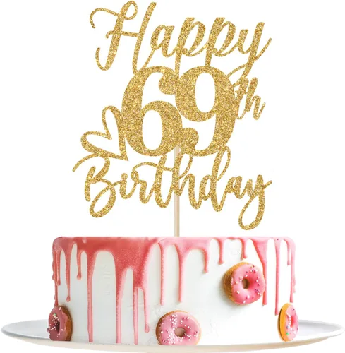 Vista 24 de Decoración para pastel de cumpleaños número 10, decoraciones de cumpleaños número 10, doble dígito, Hello 10, suministros para fiesta de cumpleaños
