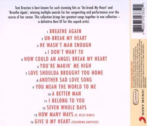Vista 2 de Breathe Again: The Best Of Toni Braxton (CD)