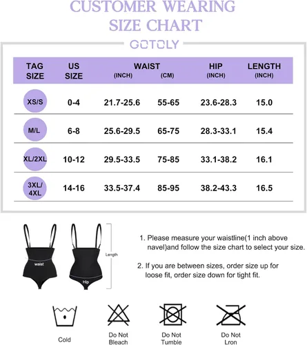 Vista 6 de Gotoly Tanga para mujer, entrenador de cintura, control de abdomen, cintura alta, levantamiento de glúteos, faja moldeadora para mujer