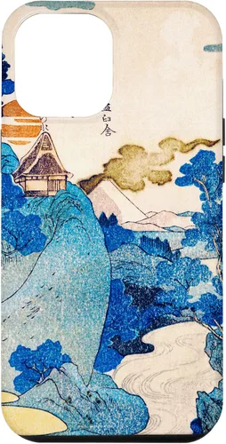 Vista 6 de iPhone 15 Japón Retro Art Utagawa Kuniyoshi Vista nocturna del Monte Fuji Case