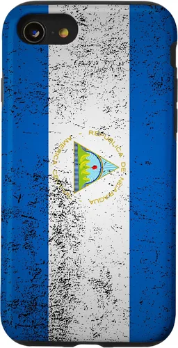 Vista 18 de Funda de regalo para iPhone 17 con diseño de bandera de Nicaragua de Grunge