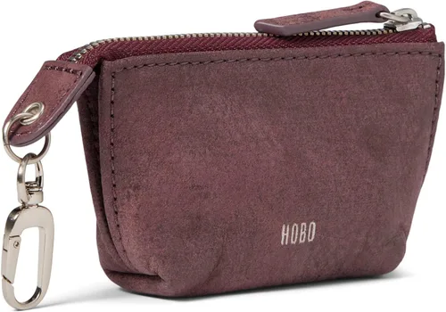 Vista 2 de HOBO Win Bag para mujer, construcción de cuero con cierre de cremallera y forro de algodón, bolsa hermosa y elegante, Ciruela, Gana