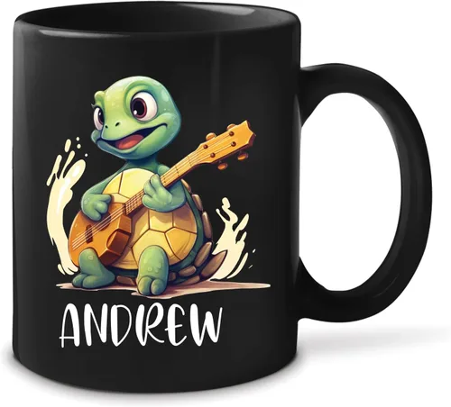 Vista 8 de Taza de té personalizada para amantes del tigre con nombre 2023, regalos personalizados para amantes de las mascotas, taza de café de cerámica