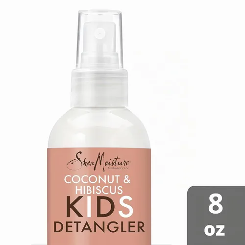 Vista 3 de Crema extra hidratante SheaMoisture Kids para quitar nudos Coco & Hibisco 8 oz Melocotón