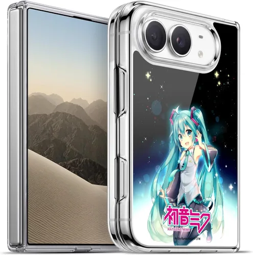 Vista 228 de Head Case Designs Licencia Oficial Hatsune Miku Gráficos Lindos Carcasa de Gel [Protección de Grado Militar] Compatible con Apple iPhone 7 CUTE