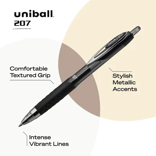 Vista 4 de uni-ball 207 - Bolígrafos de gel retráctiles