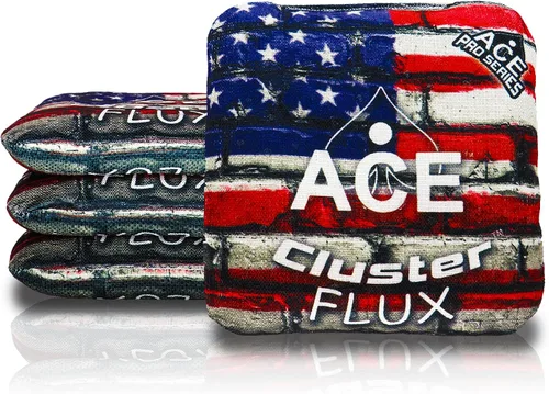 Vista 11 de Cluster Flux Bolsos de Cornhole ACE Pro + Kits PRO Tecnología de Almohadilla de Cluster Doble Cara Resbaladiza y Pegajosa para Todo Clima Negro