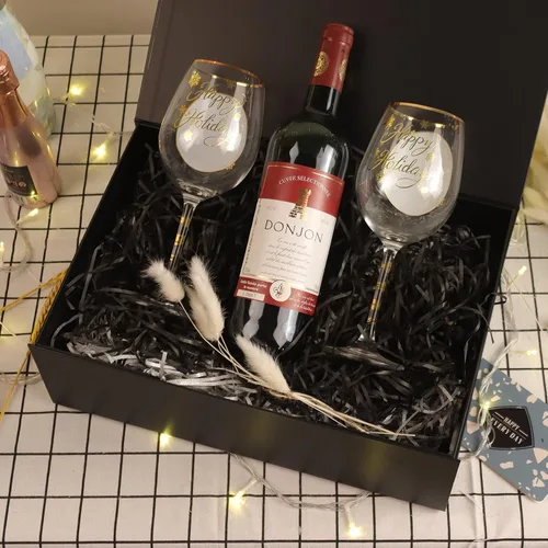 Vista 6 de CHARMGIFTBOX Caja de regalo elegante, caja de regalo plegable, paquetes múltiples, caja de regalo con cinta, caja de regalo para regalo