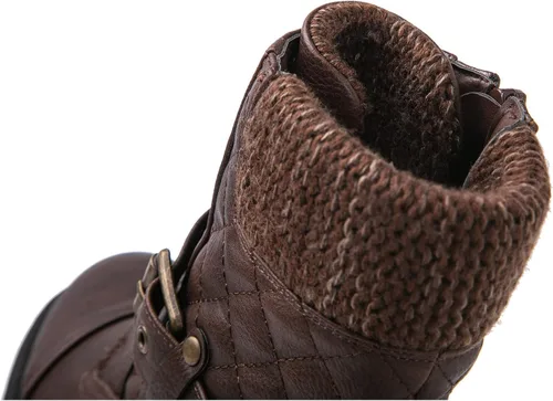 Vista 3 de GLOBALWIN Botines de Tobillo para Mujeres Botas de Combate de Moda