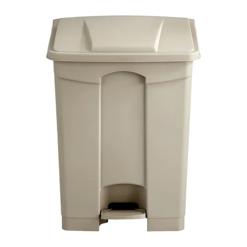 Vista 6 de Plástico Step-On receptáculo de residuos, Bronceado Canela