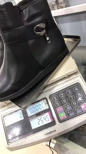 Vista 3 de Botas de tobillo para mujer botas de vaquero de meter en bloque de tacón grueso botas de equitación de media pantorrilla botas de boda