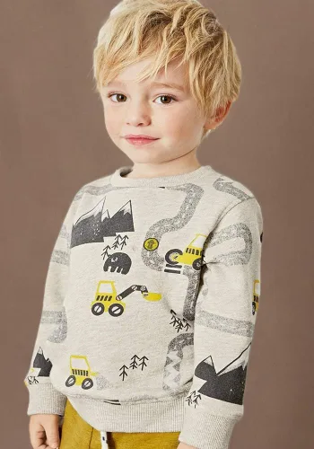 Vista 16 de Bumeex Sudaderas con cuello redondo para niños de 2 a 7 años