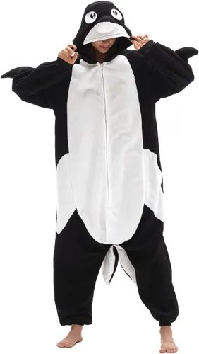 Vista 4 de Adult Animal Onesie Cosplay Costume Cosplay Halloween Christmas Animal One piece Pajamas Women Men