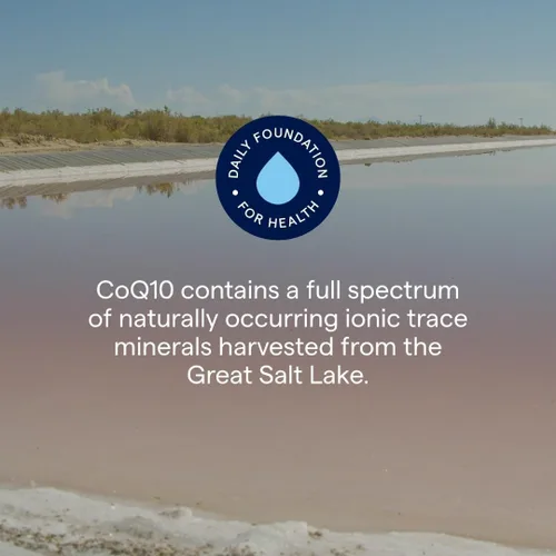 Vista 3 de Trace Minerals CoQ10 - Suplemento de salud celular para apoyo de vitalidad - Salud cardiovascular y apoyo inmunológico - Ingredientes naturales