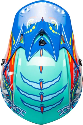 Vista 18 de ILM Casco de cara completa para motocicleta, motocross y cuatrimoto para niños y jóvenes, aprobado por el Departamento de Transporte de Estados