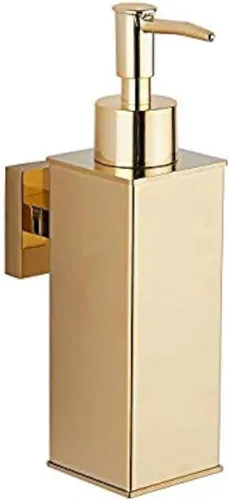 Vista 8 de BGL Dispensador de jabón de acero inoxidable 304 para montaje en pared, dispensador de líquido y jabón negro para cocina y baño