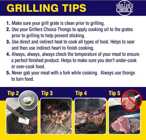 Vista 5 de Griller's Choice - Cesta para parrilla (rectangular)