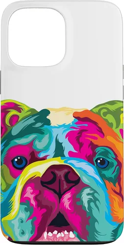 Vista 14 de Pop Art English Bulldog Dog Lover Bulldog Case for iPhone 17