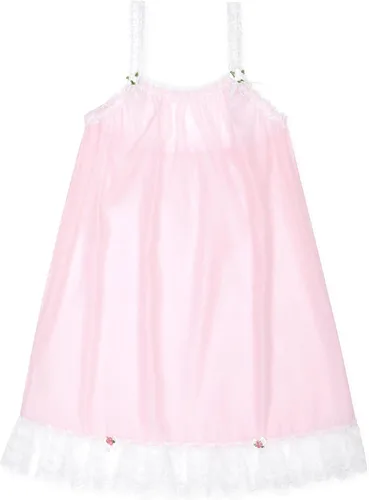 Vista 6 de Satini Lencería Sheer Sissy Babydoll volantes volantes encaje Slip ropa de dormir