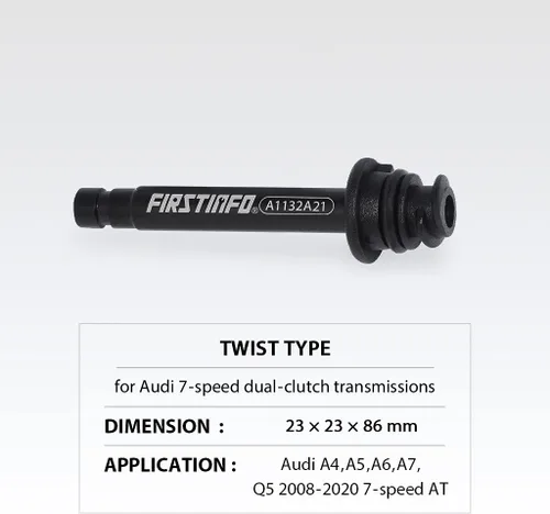 Vista 2 de FIRSTINFO A1132A21 - Adaptador de recarga ATF para líquido de transmisión automática, línea de llenado de llenado, tipo torsión, compatible