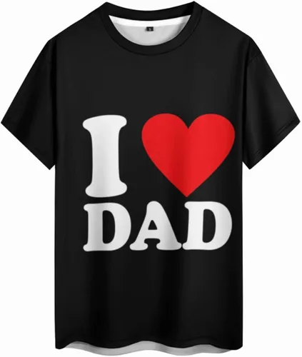Vista 3 de Camisetas de cuello redondo para hombre con estampado de manga corta con diseño divertido