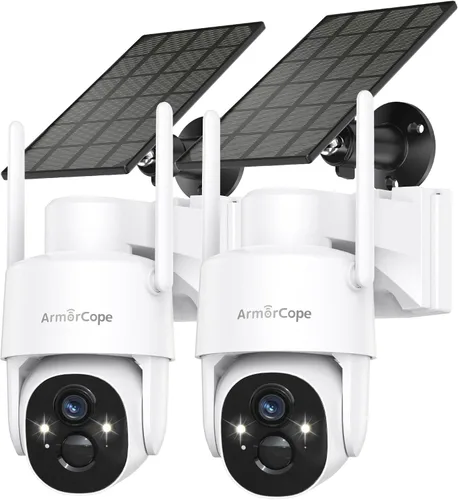 Vista 11 de Cámara de seguridad celular 4G LTE, cámara de seguridad sin WiFi, cámara solar de 2.5K para exteriores inalámbrica, vista en vivo de 360°, foco