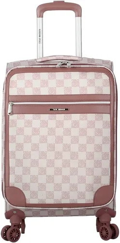 Vista 54 de Steve Madden Equipaje de diseñador, Chalet Gris Claro, Juego de maleta giratoria ligera expandible de 3 piezas - Juego de viaje