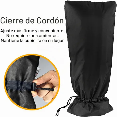 Vista 6 de Cubiertas XXL para grifos al aire libre para invierno, protector anticongelante de 3M Thinsulate para aspersores, 63.5 cm x 33 cm para grifos