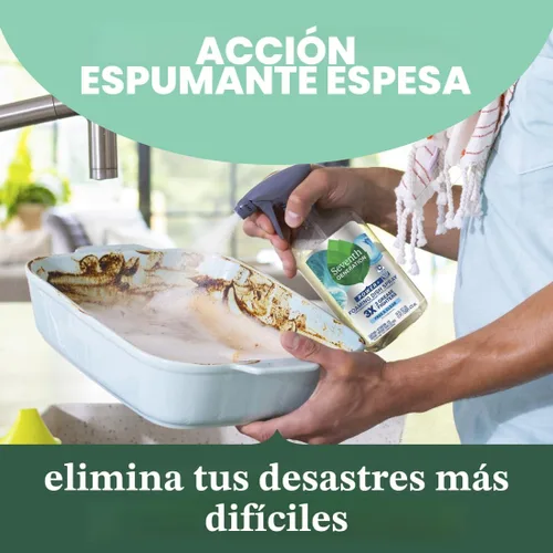 Vista 4 de Seventh Generation Espray Espumoso para Platos, 3X Luchadores contra la Grasa, Sin Fragancia ni Colorantes, 16 Fl. Oz.