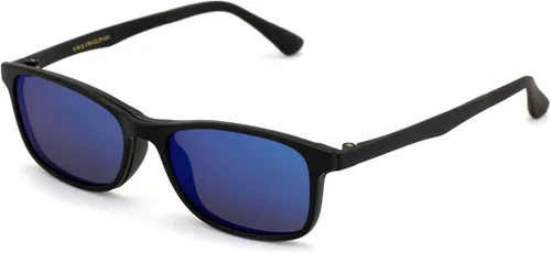 Vista 3 de TR90 - Gafas de lectura negras con clip para lentes de sol