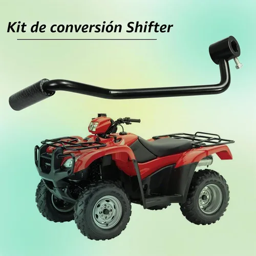 Vista 5 de Conversión de Palanca de Cambios Compatible con Honda Foreman Rancher 350 450 500 ES - Bypass del Cambio Eléctrico Averiado Cambio de pie, Bypass