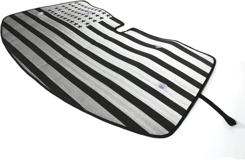 Vista 9 de Parasol para parabrisas para Chevrolet Corvette C6 2005-2013, parasol para ventana delantera, visera solar reflectante plegable, cubierta protectora