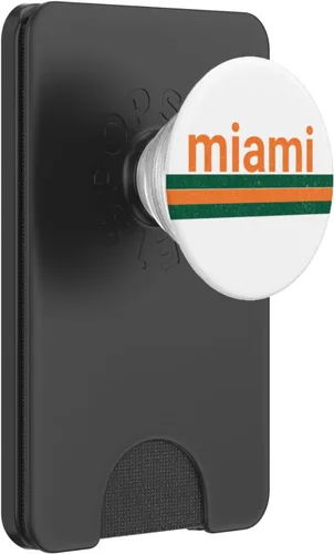 Vista 7 de Miami Retro Souvenir PopSockets PopGrip intercambiable
