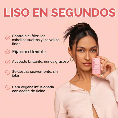 Vista 2 de Design.Me Palo de peinado Barra de cera vegana para el cabello para mujer