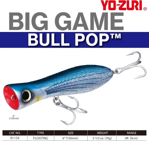 Vista 3 de Yo-Zuri Bull Pop Floating Lure