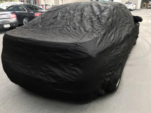 Vista 6 de Funda para auto a medida CarsCover. Para Mercedes Benz Clase E, Sedan E250 E320 E350 E400 E550 E43 E63 E63S AMG. Fundas negras