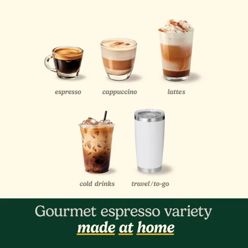 Vista 8 de Cuisinart Espresso Bar Slim Máquina de Café Espresso, Hace Bebidas Calientes o Frías de Calidad de Café Incluyendo Cappuccino, Lattes y Bebidas