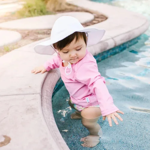 Vista 7 de Green Sprouts Baby Girls Brim Sun Protection Hat