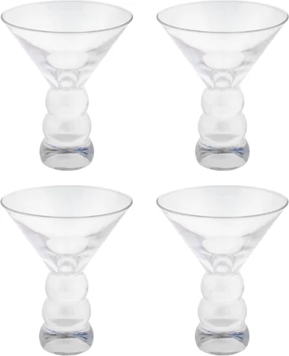 Vista 2 de Karma Regalos, Lexi Martini Glass Blackberry Set De Cuatro