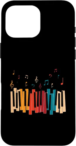 Vista 19 de iPhone 11 Pro Notas de Música Teclado Colorido Piano Case