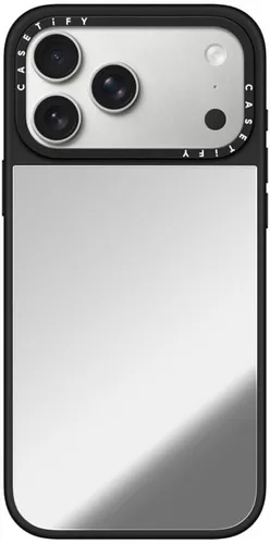 Vista 15 de CASETiFY Funda de espejo para iPhone Air [Reflejante/Compatible con Magsafe / Protección contra caídas de 4.9 pies de grado militar 1X] - Negro