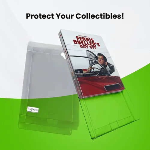 Vista 5 de EcoTEK Protectors Paquete de 20 protectores Blu Ray Steelbook y vitrina, compatibles con 4K Steelbook, Arrow Video y Criterion (paquete de 20)