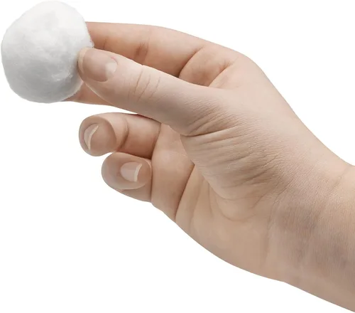 Vista 4 de Amazon Basics Bolas de algodón para el cuidado de la piel, 200 unidades (anteriormente Solimo)