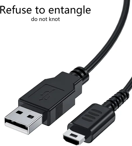 Vista 4 de DTOL Cable de carga USB para Nintendo DS Lite
