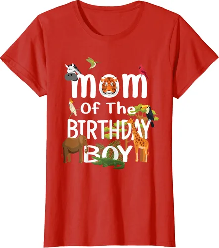 Vista 83 de Camiseta de fiesta de animales con temática de zoológico para niño de cumpleaños, Negro